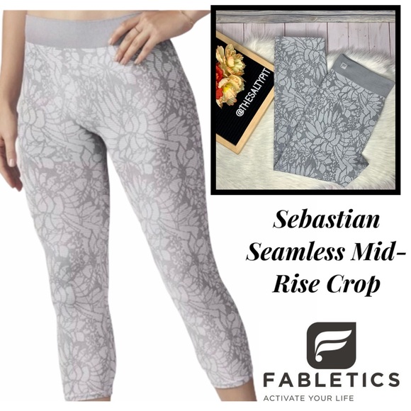 Fabletics Pants - Fabletics Sebastian Mid-Rise Crop, Sz Sm